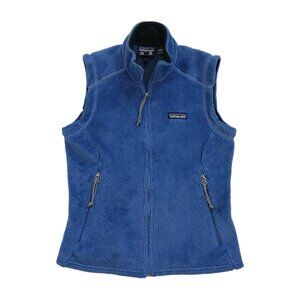 PATAGONIA R REGULATOR FLEECE VEST SMALL S WOMENS BLUE POLARTEC SWEATER VINTAGE